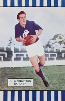 1954 Coles Victorian Footballers Series 1 #NNO Keith Warburton Front